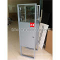 Merchandising Flooring Eyewear Store Powered Silver Color Safety Frame Eye Glasses Display Case